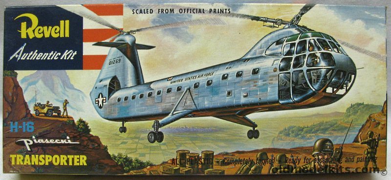 Revell 1/96 H-16 Piasecki Transporter 'S' Issue, H223-98 plastic model kit